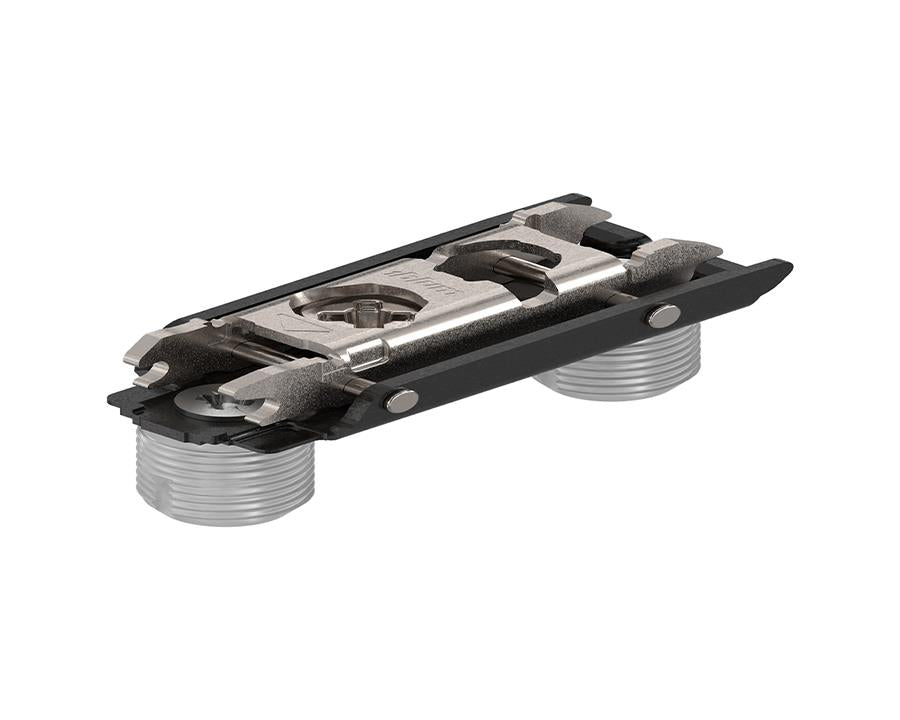 Blum CLIP Mounting Plate 0 mm Knock-In In onyx black by W&B