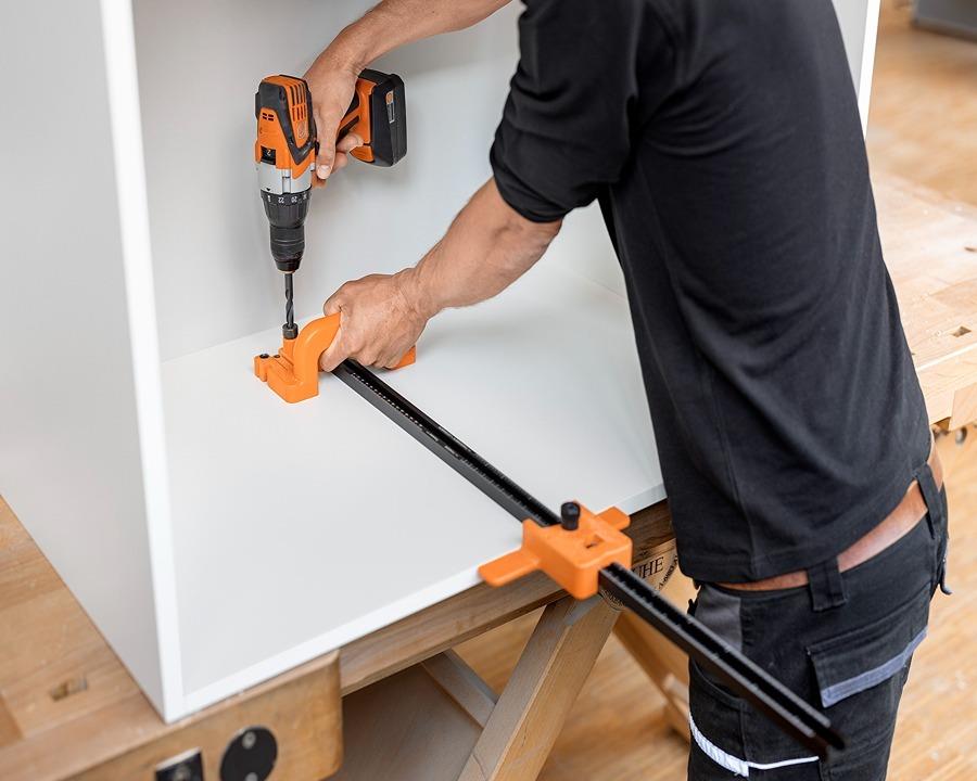 Blum SERVO-DRIVE Drilling Template For Top And Bottom Bracket Profile Attachments ZML.1150.02 by W&B