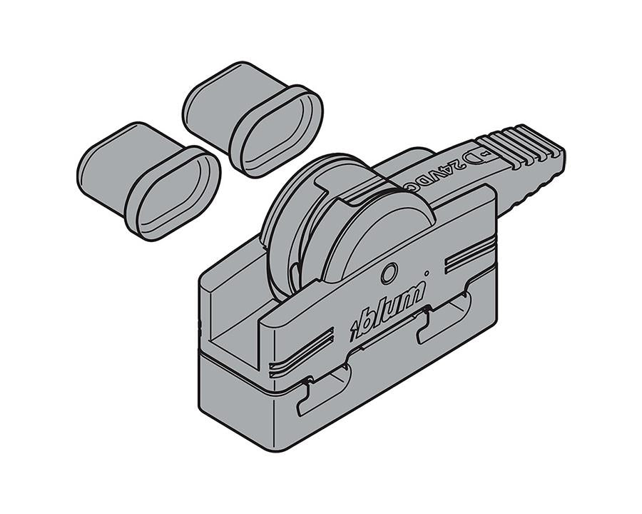 Blum SERVO-DRIVE Connecting Node Includes 1 Node 2 Cable End Protectors by W&B