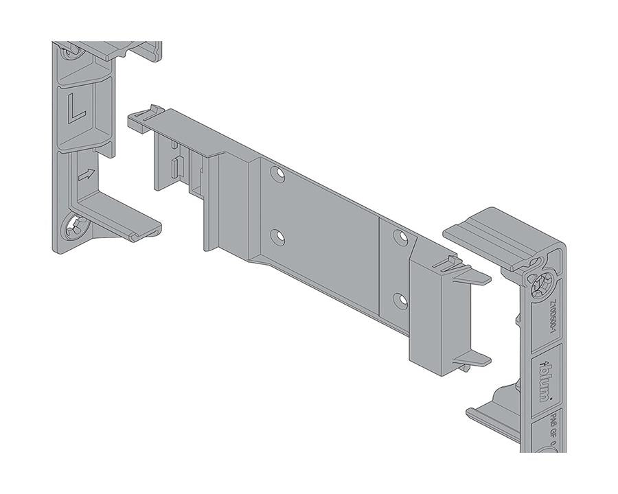Blum SERVO-DRIVE Bracket Profile Adapter Horizontal by W&B