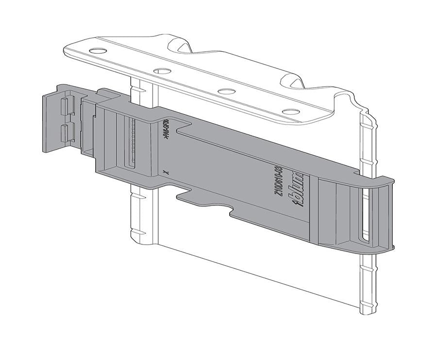 Blum SERVO-DRIVE Upper Attachment Bracket With Pre-Mounted Adapter Screw-On by W&B