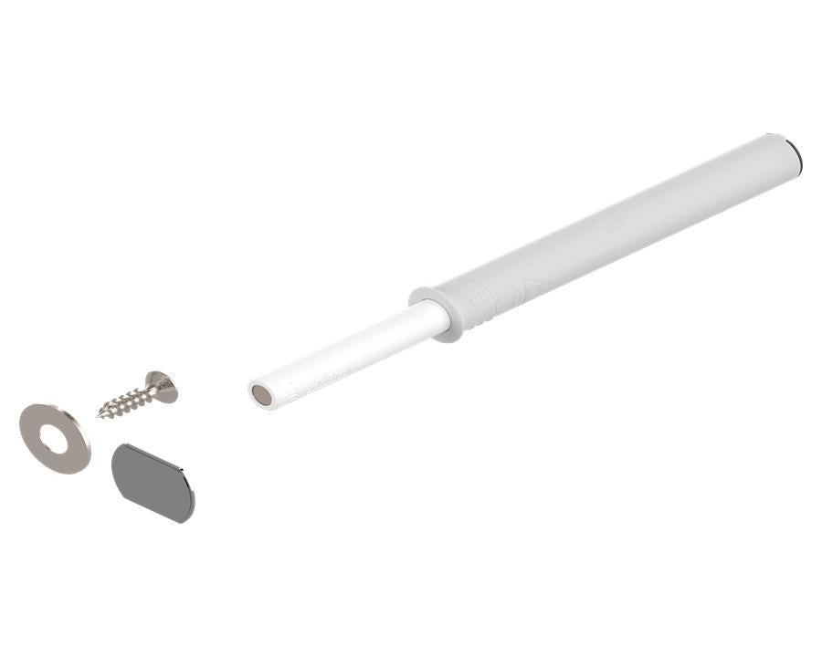 Blum TIP-ON for Doors Set, Long Version, 75mm, with Magnet Silk White by W&B