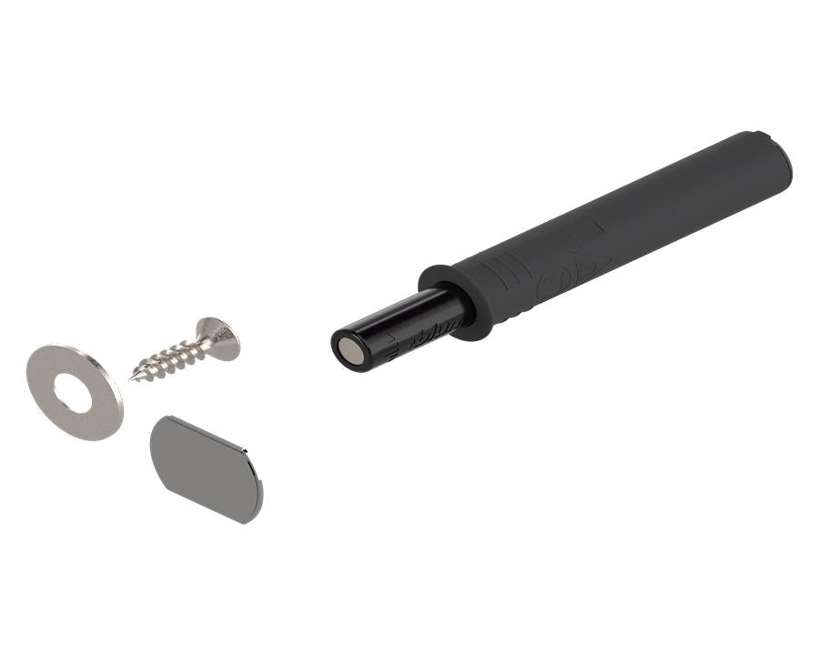 Blum TIP-ON for Doors Set, Short Version, 50mm, with Magnet Carbon Black by W&B
