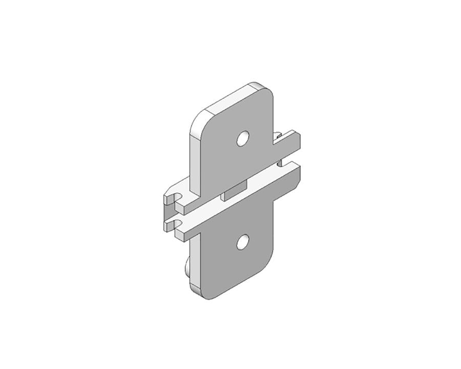 Blum 0mm 2-Part CLIP mounting plate 173H7100 steel cabinet hinge base with precise 3D adjustable fixing