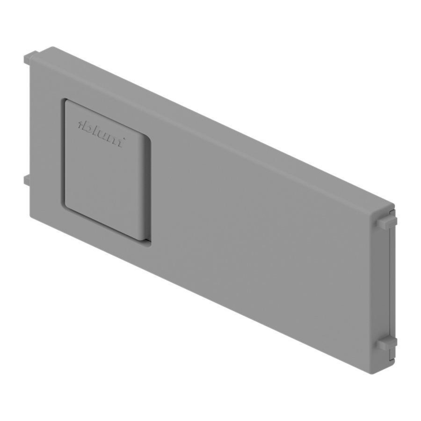 Blum AMBIA‑LINE Indium Grey cross divider 50 mm height 100 mm width for LEGRABOX and MERIVOBOX drawer organisation – ZC7Q010SS