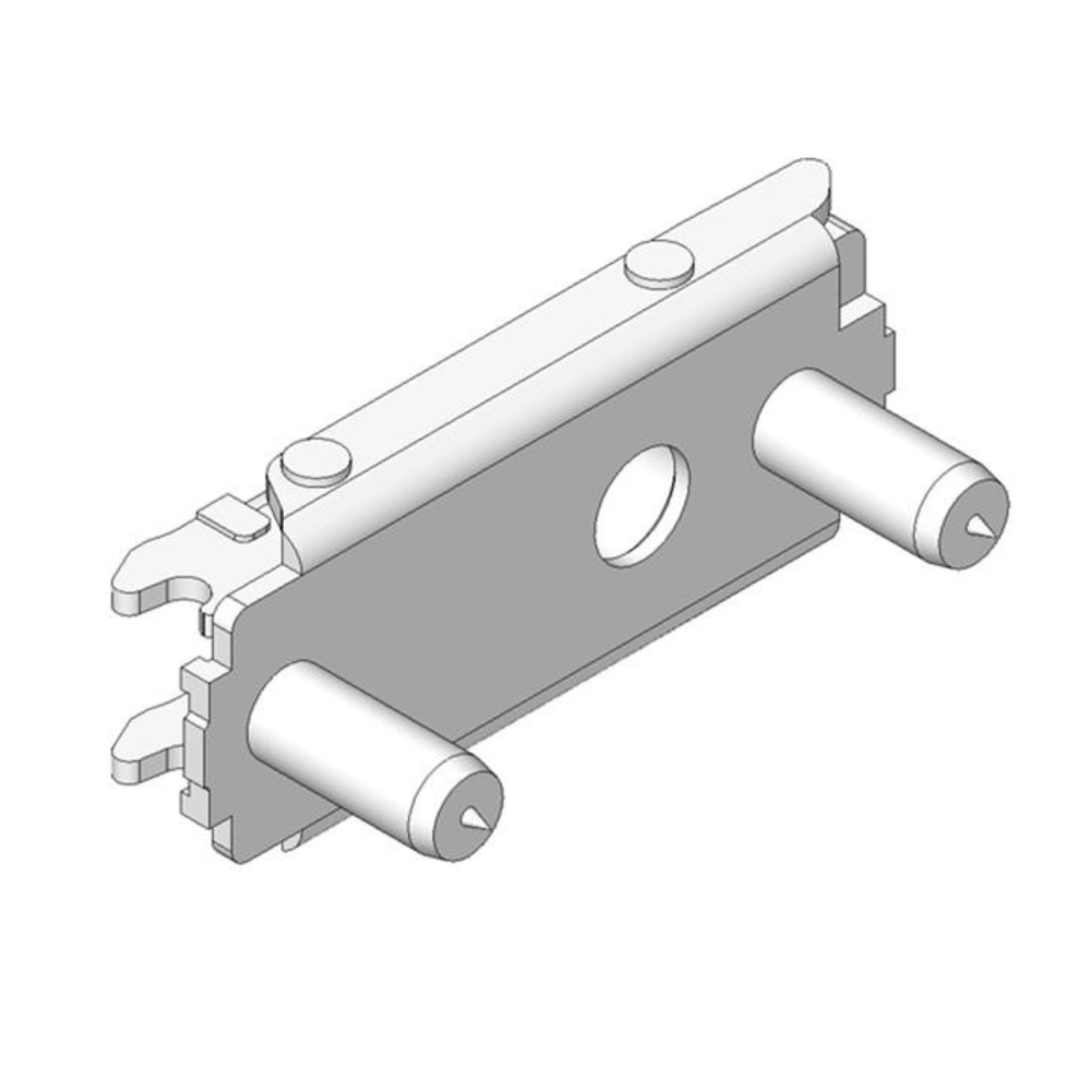 Blum CLIP mounting plate EXPANDO 0 mm offset 177H3100E.1 for hinge installation