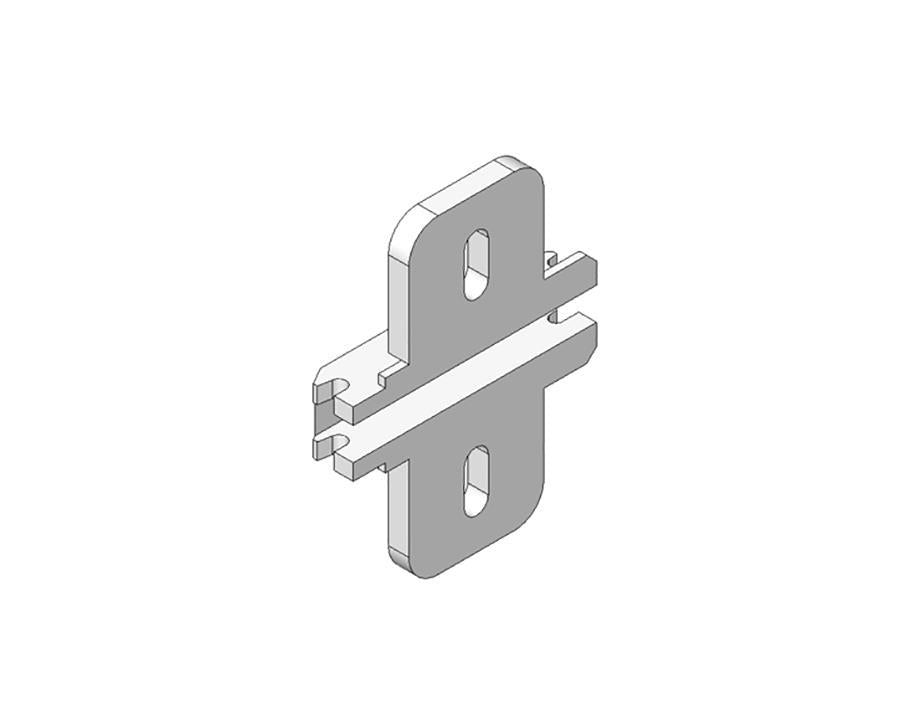 Blum 0mm CLIP mounting plate 173L6100 steel cabinet hinge base without lugs for precise installation