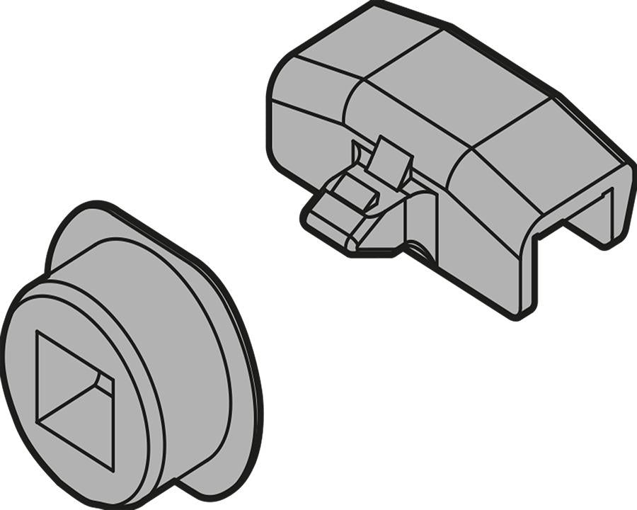 Silk white Blum inner drawer catch trigger (ZI7.0M07) for LEGRABOX / MERIVOBOX, nylon latch