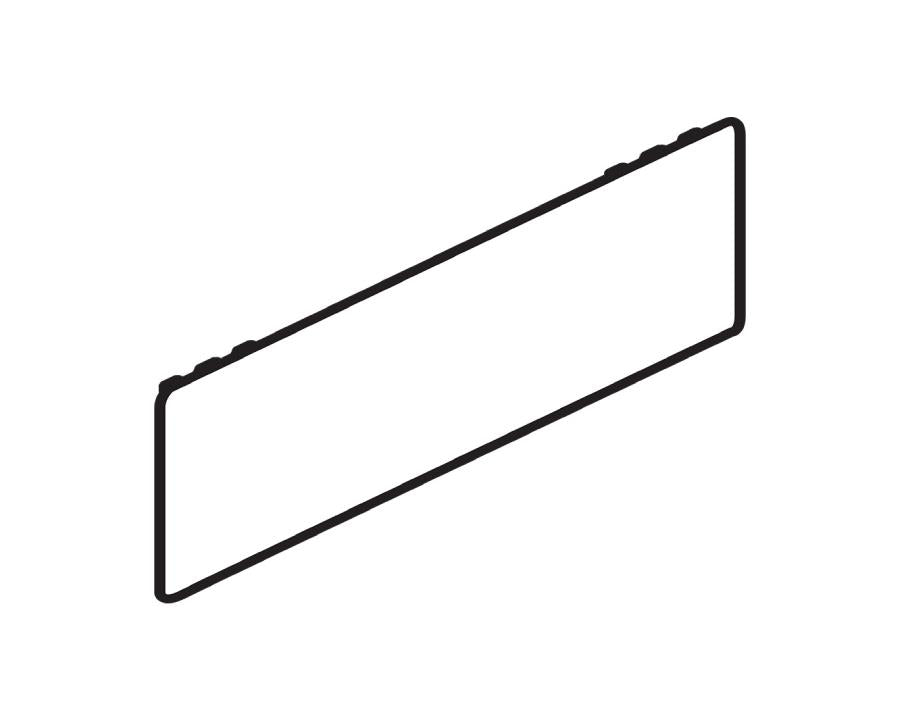 In‑mould copper nylon external LEGRABOX cover cap with metallic copper Blum logo