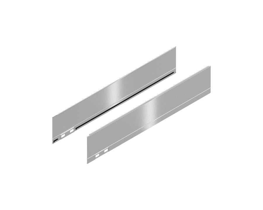 Blum LEGRABOX special edition 450 mm M‑height stainless steel side decorative panels – anti‑fingerprint exterior for modern drawer systems