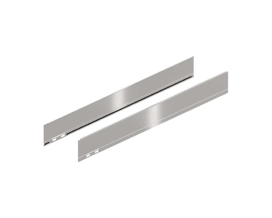 Blum LEGRABOX special edition 550 mm M‑height stainless steel side decorative panels – anti‑fingerprint exterior drawer sides for modern cabinetry