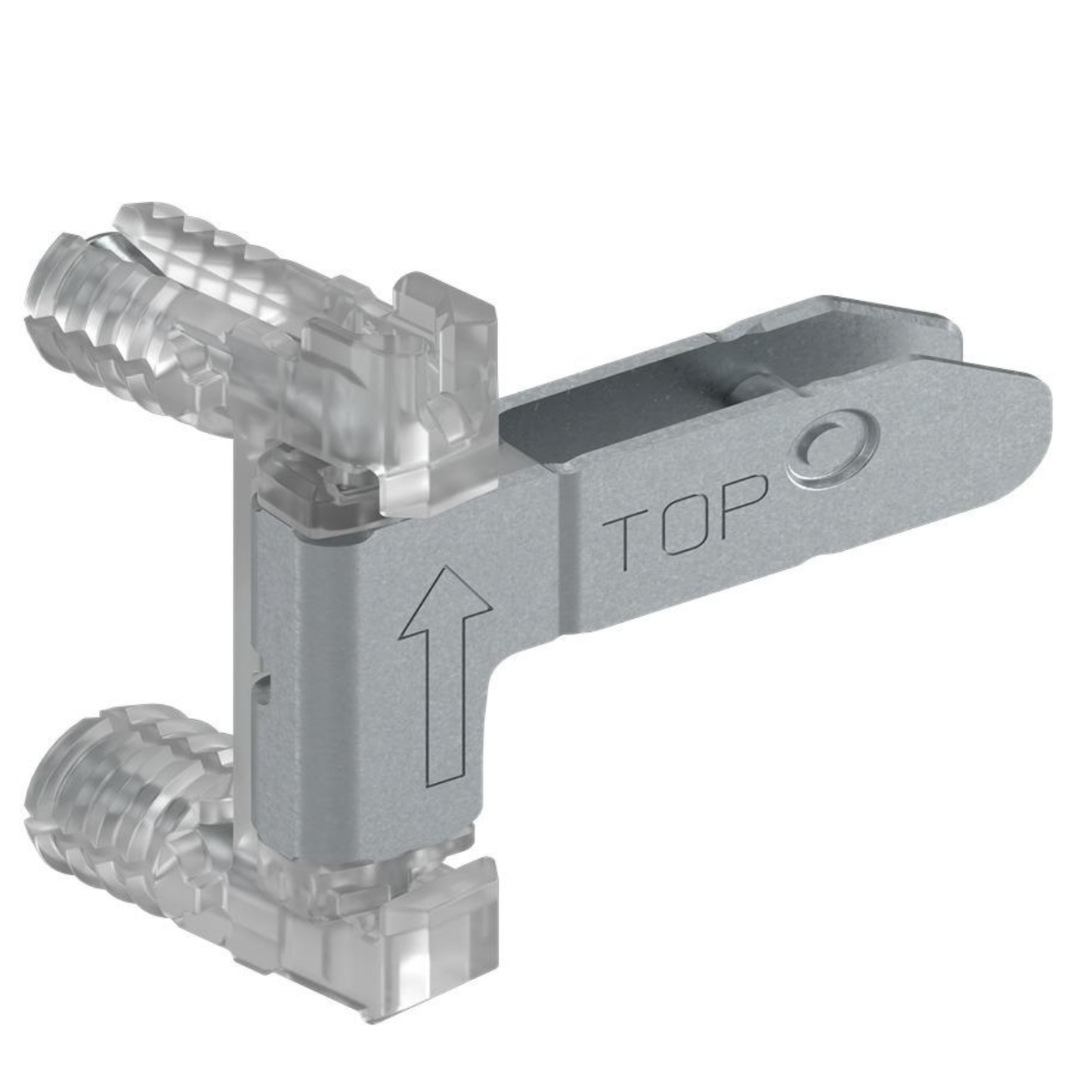 Blum MERIVOBOX bottom front fixing bracket Inserta ZF4‑10I2, front drawer mounting bracket for kitchen and cabinetry installation hardware