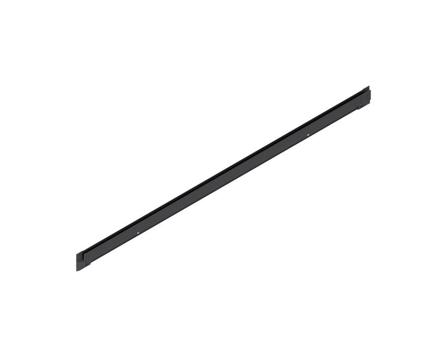 Blum REVEGO UNO door stabiliser 801B8005‑01, black‑anodised runner profile for pocket door system