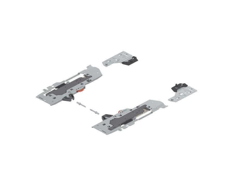 Blum TIP‑ON BLUMOTION unit and latch set for TANDEMBOX (270–349 mm, Type S1, 10–20 kg)