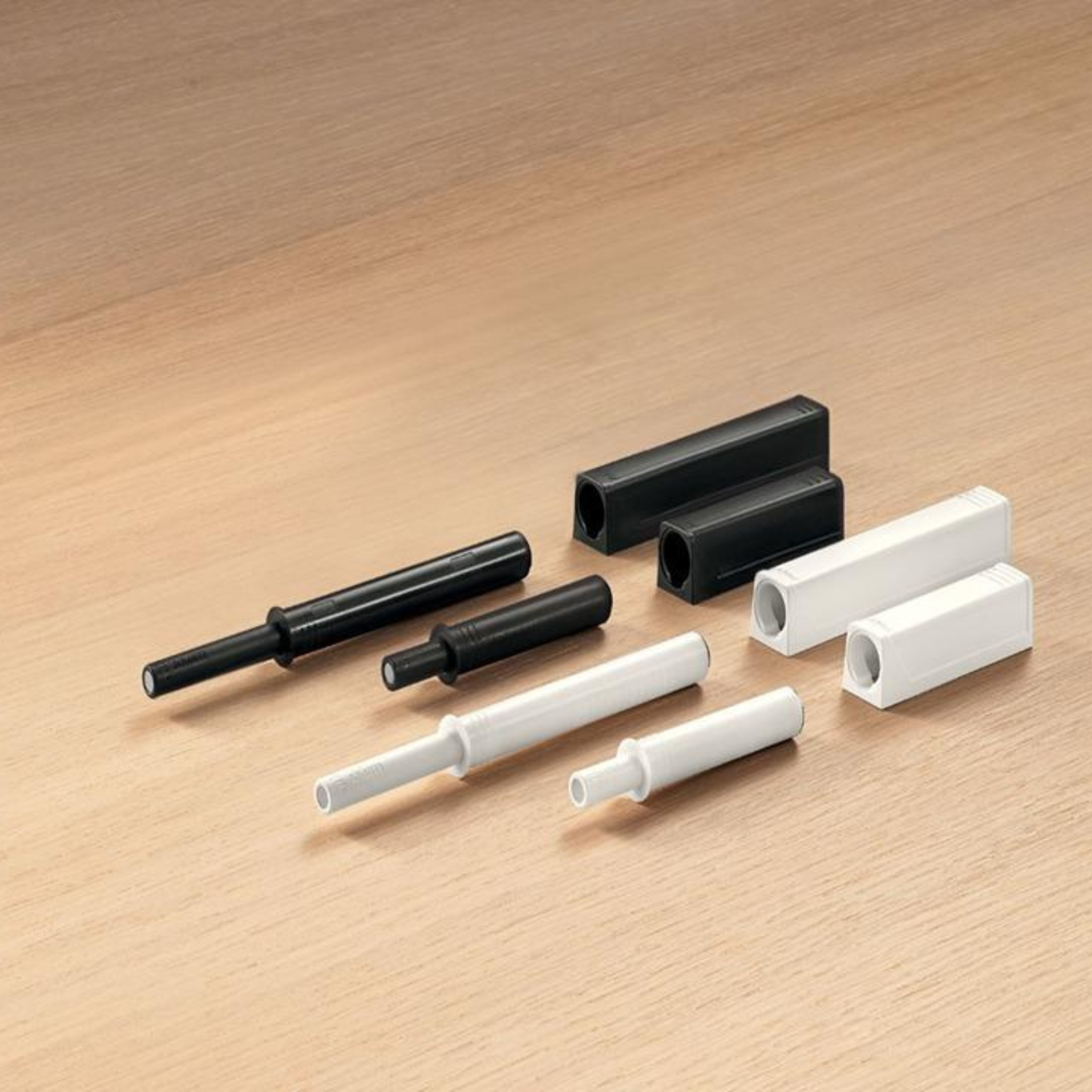 Blum TIP‑ON for doors short version 50 mm with magnet silk white 956‑1004 push‑to‑open cabinet hardware