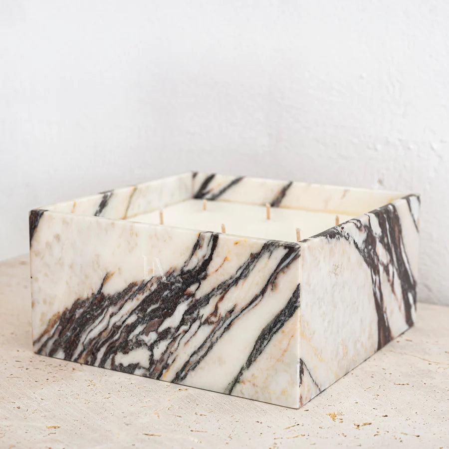 Alabaster Stone Candle