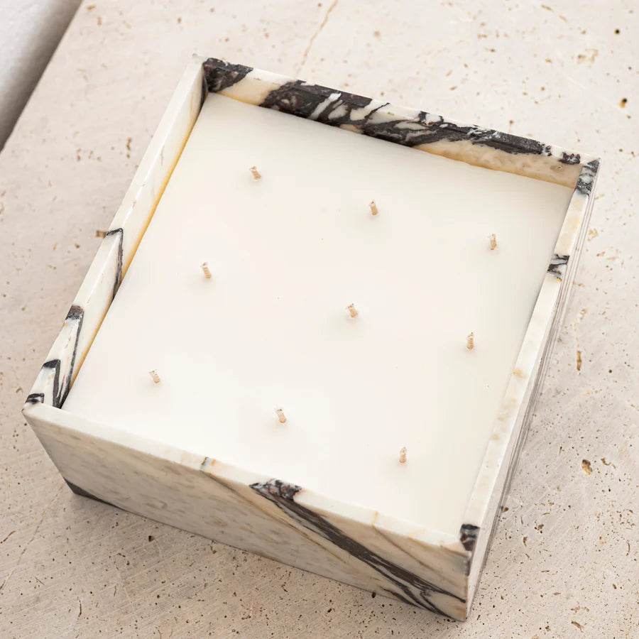 Alabaster Stone Candle