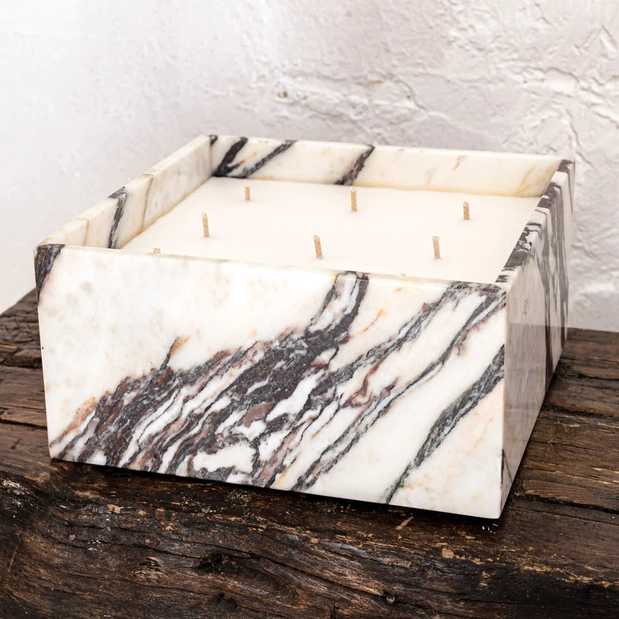 Alabaster Stone Candle