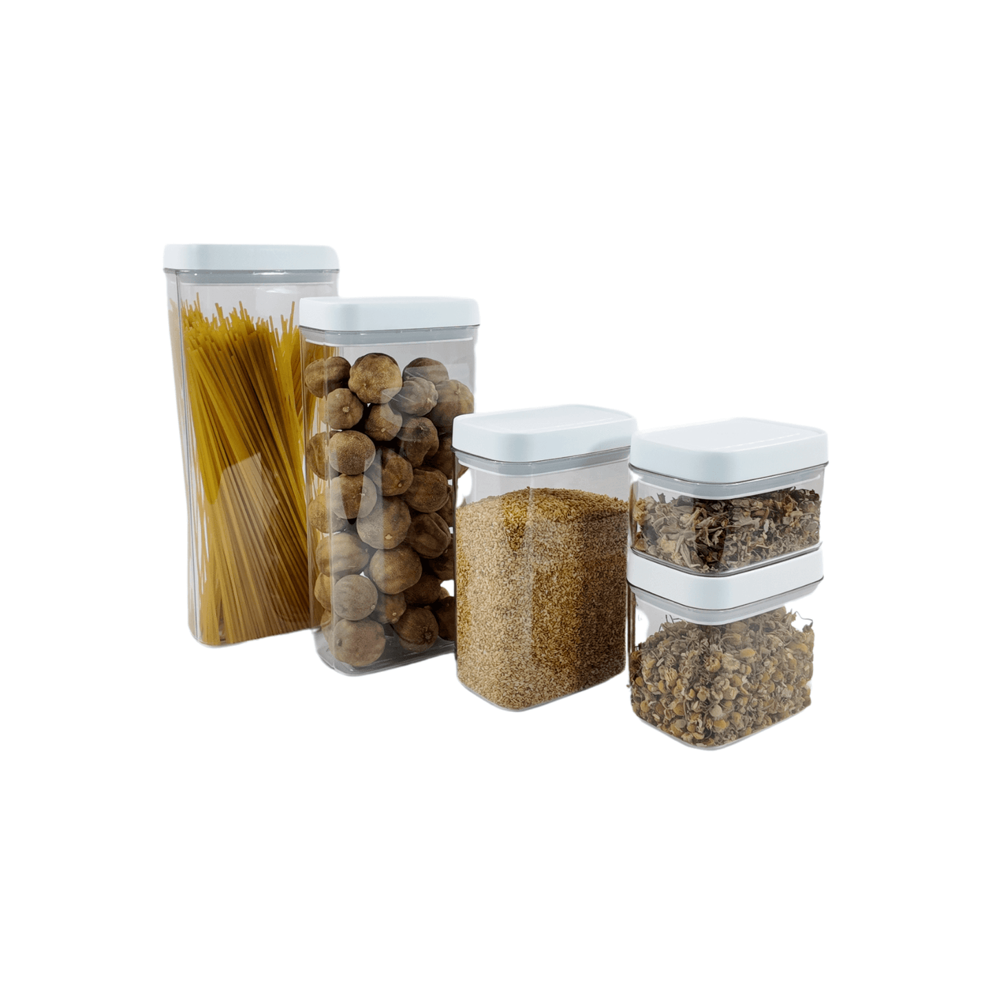 Elegant White Airtight Container – 400ML-2