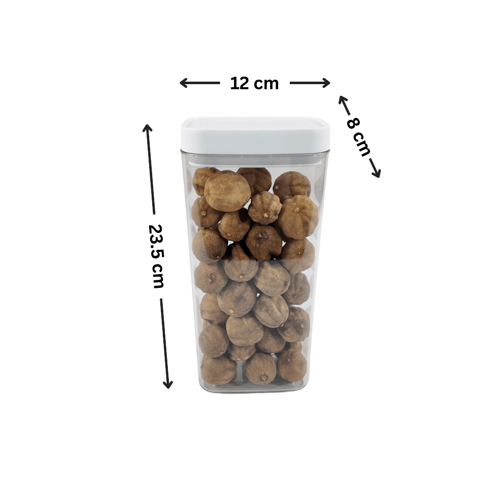 Elegant White Airtight Container – 1600ML-1