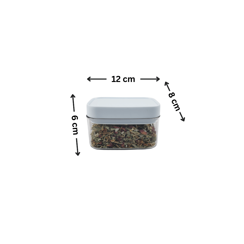 Elegant White Airtight Container – 400ML-1