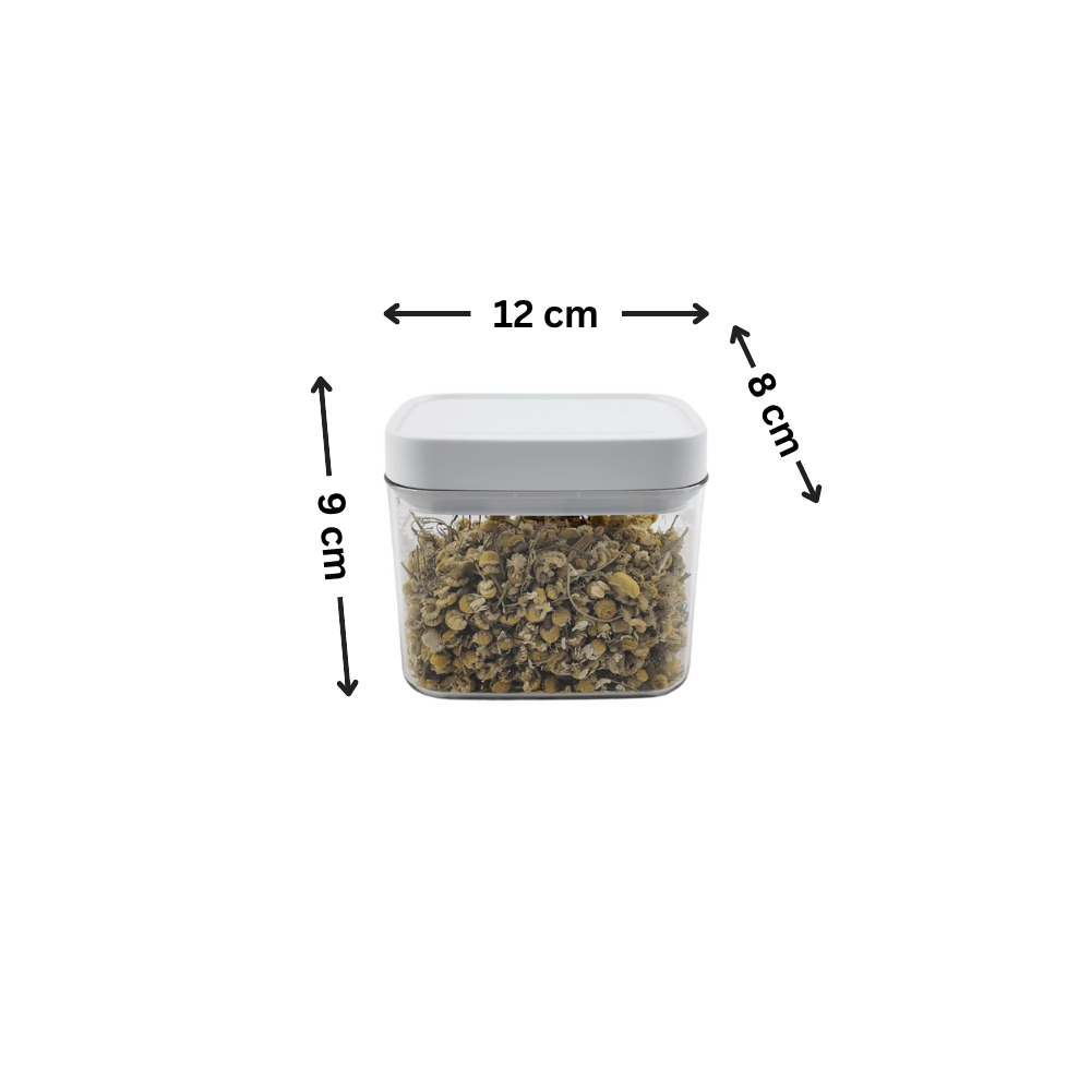 Elegant White Airtight Container – 600ML-1