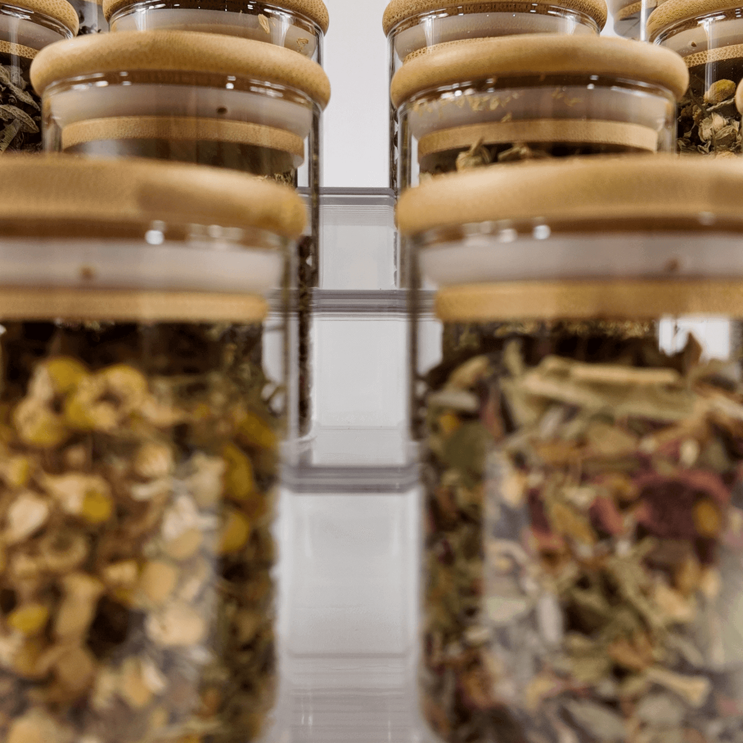 Expandable 4-Tier Clear Spice Rack Organiser-4