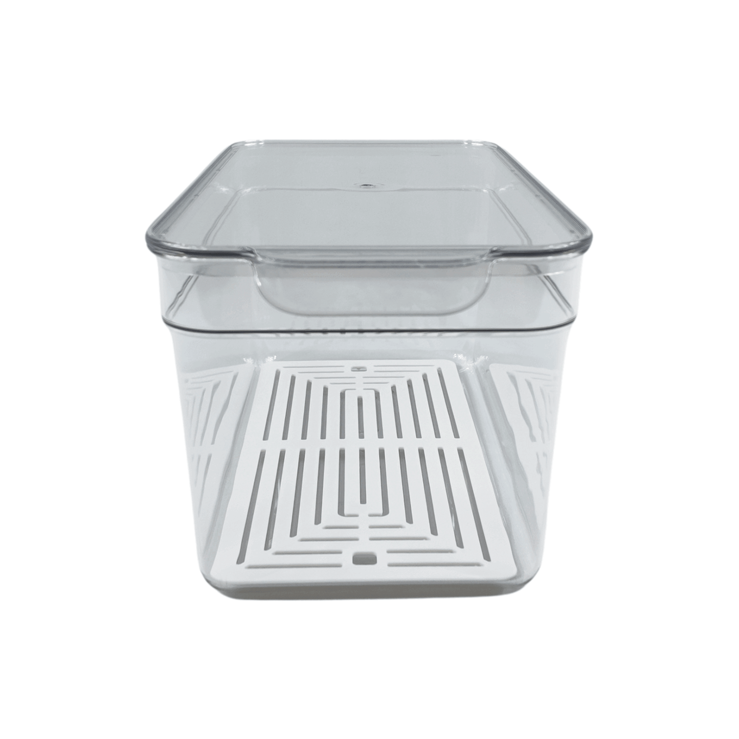 Clear Fridge Organiser with Lid-3