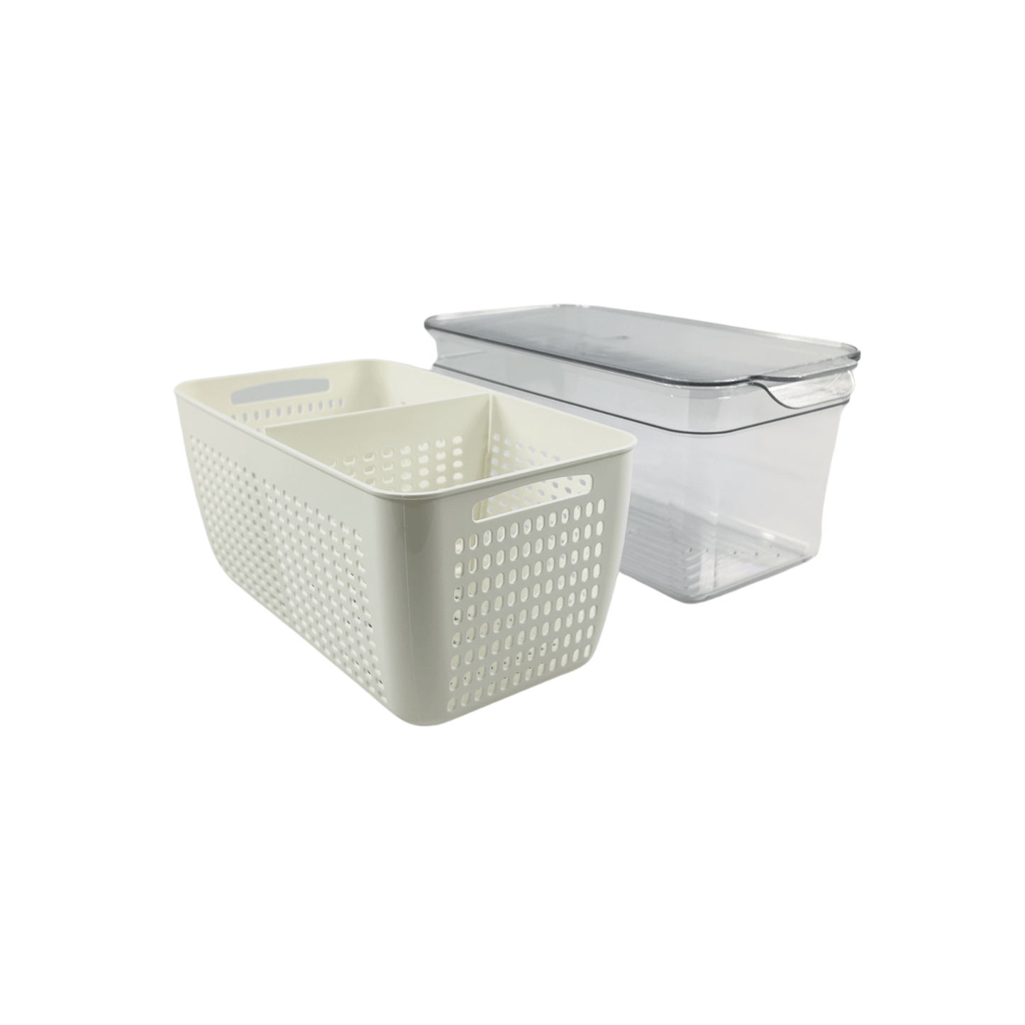 Double Fridge Organiser with Removable Baskets-2