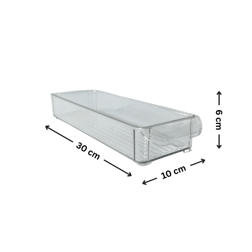 Clear Fridge Storage Tub – Mini Stackable-1