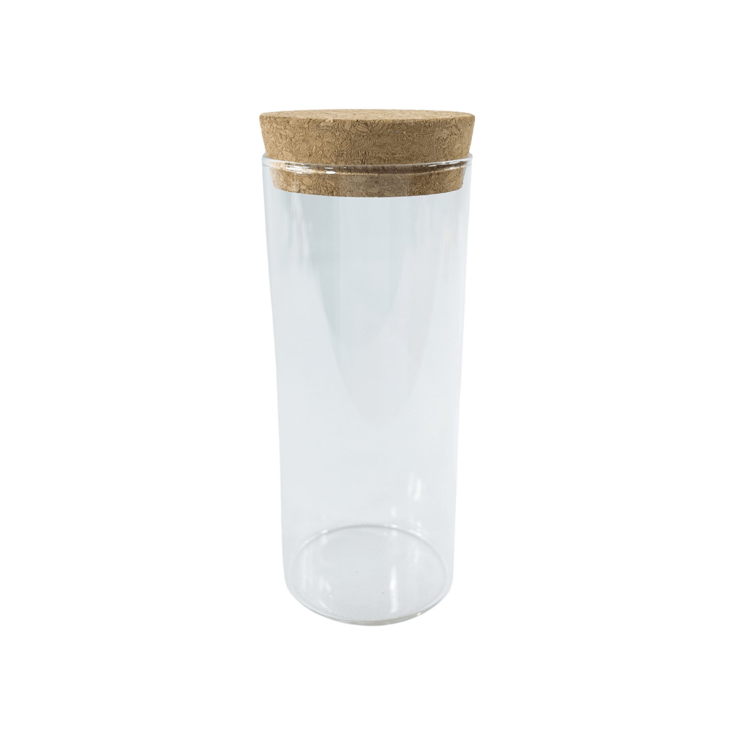 Glass Storage Jars with Cork Lid – 410ml (Set of 6)-1