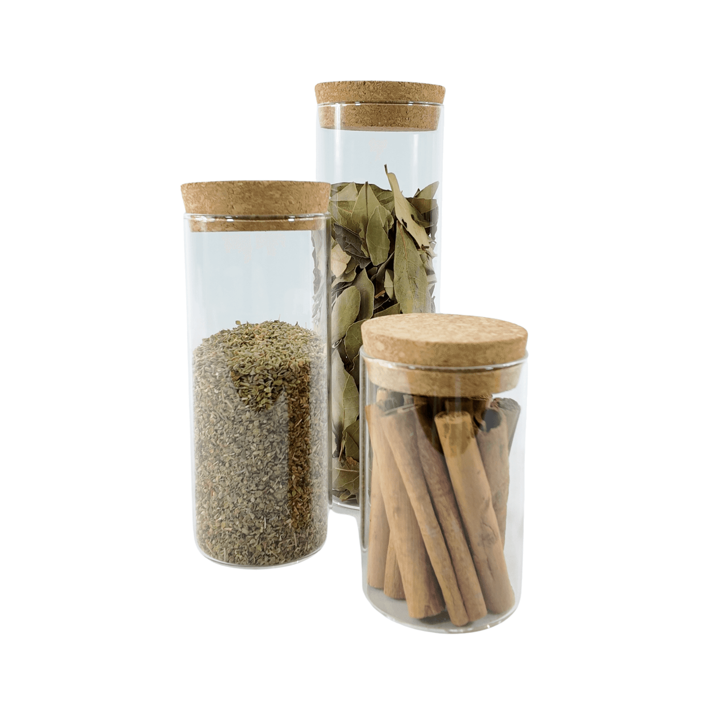 Glass Storage Jars with Cork Lid – 275ml-3