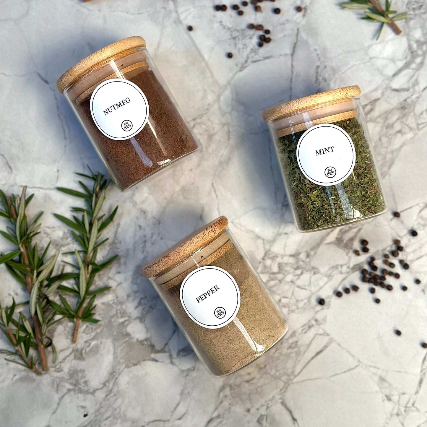 120ml Herb & Spice Jar with Bamboo Lid-0
