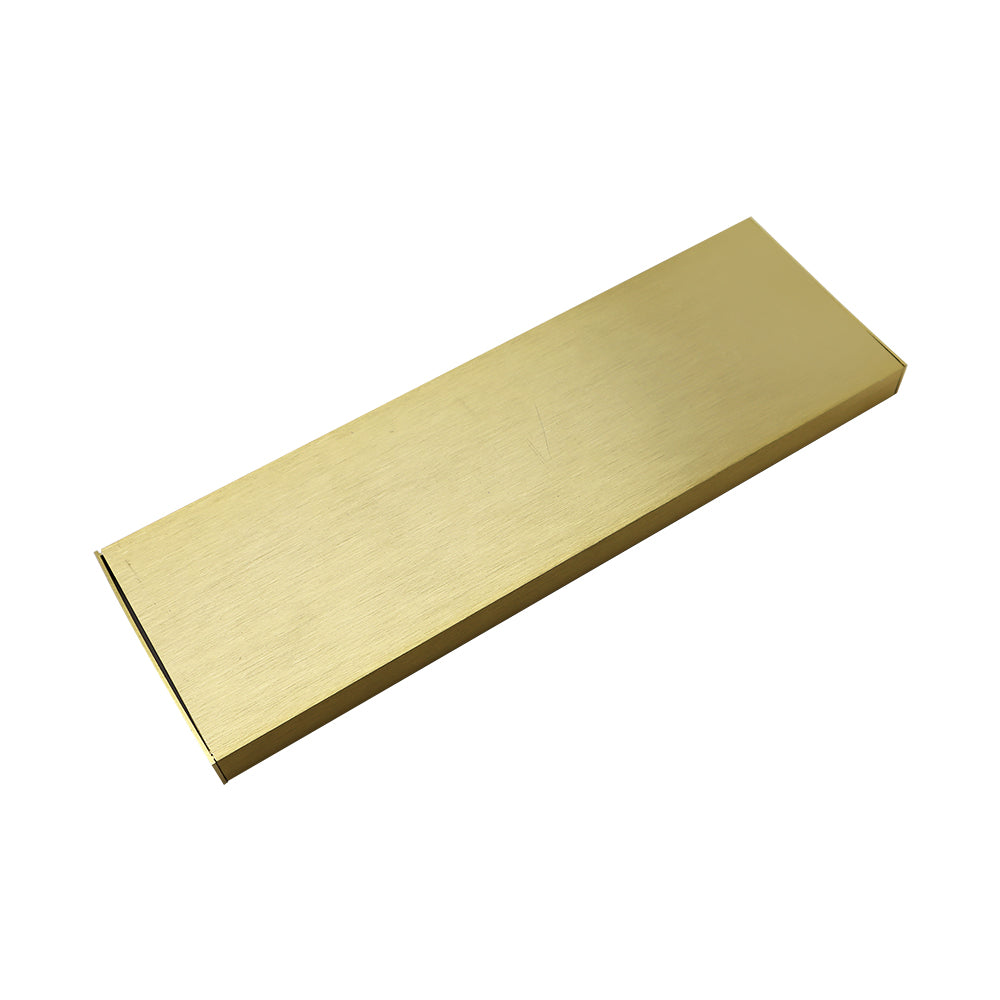 Aluminium Tile Insert Grate | Brushed Gold