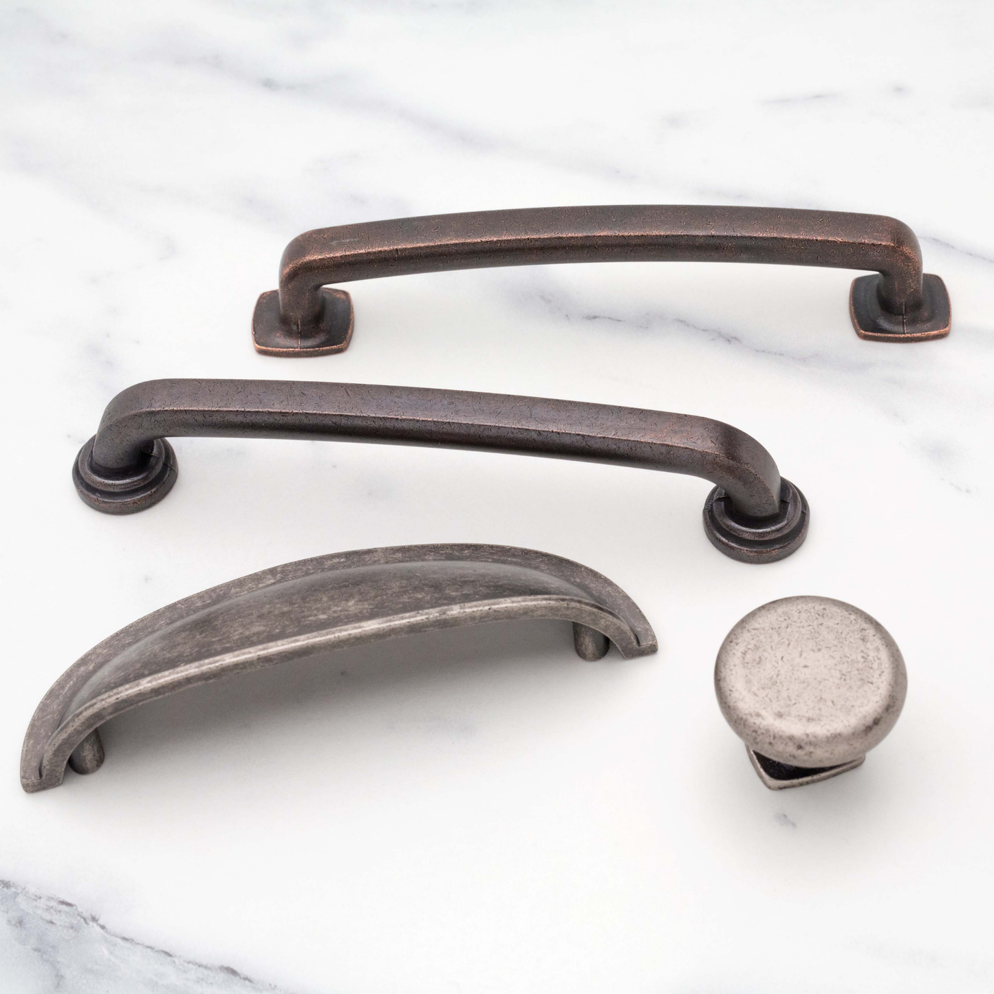 Kethy Bristol cup handle with slim shell design for kitchen cupboards, drawers, and furniture doors