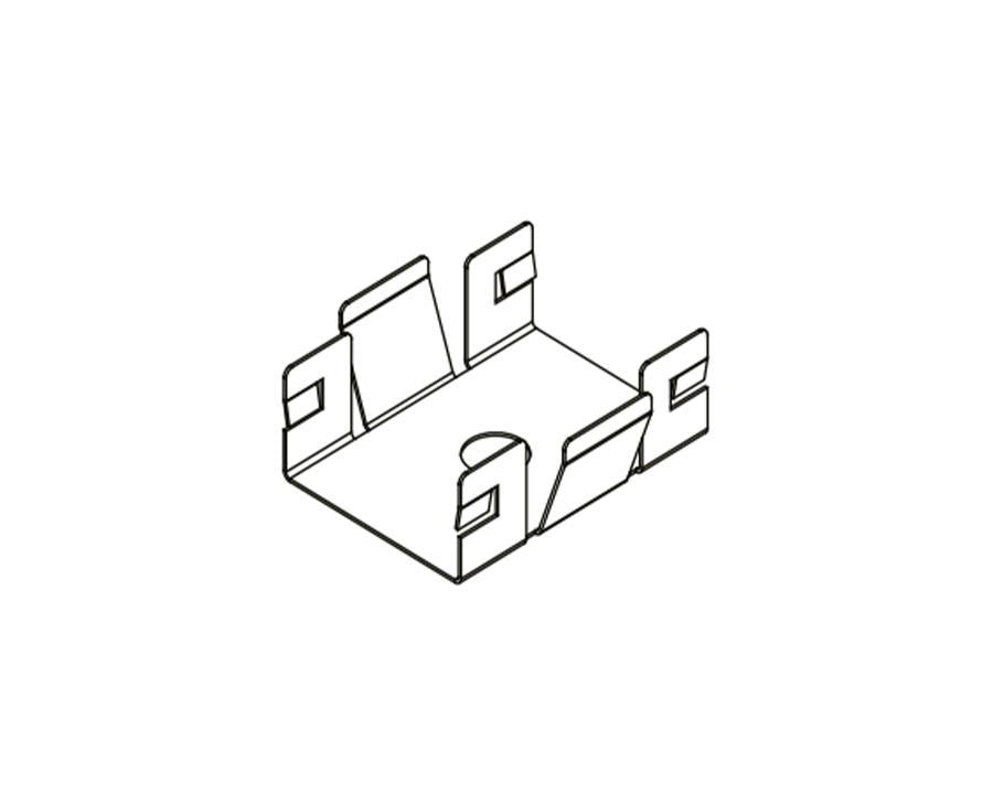 L&S Fixing Bracket. To suit Kaleo Profile and Diffuser by W&B
