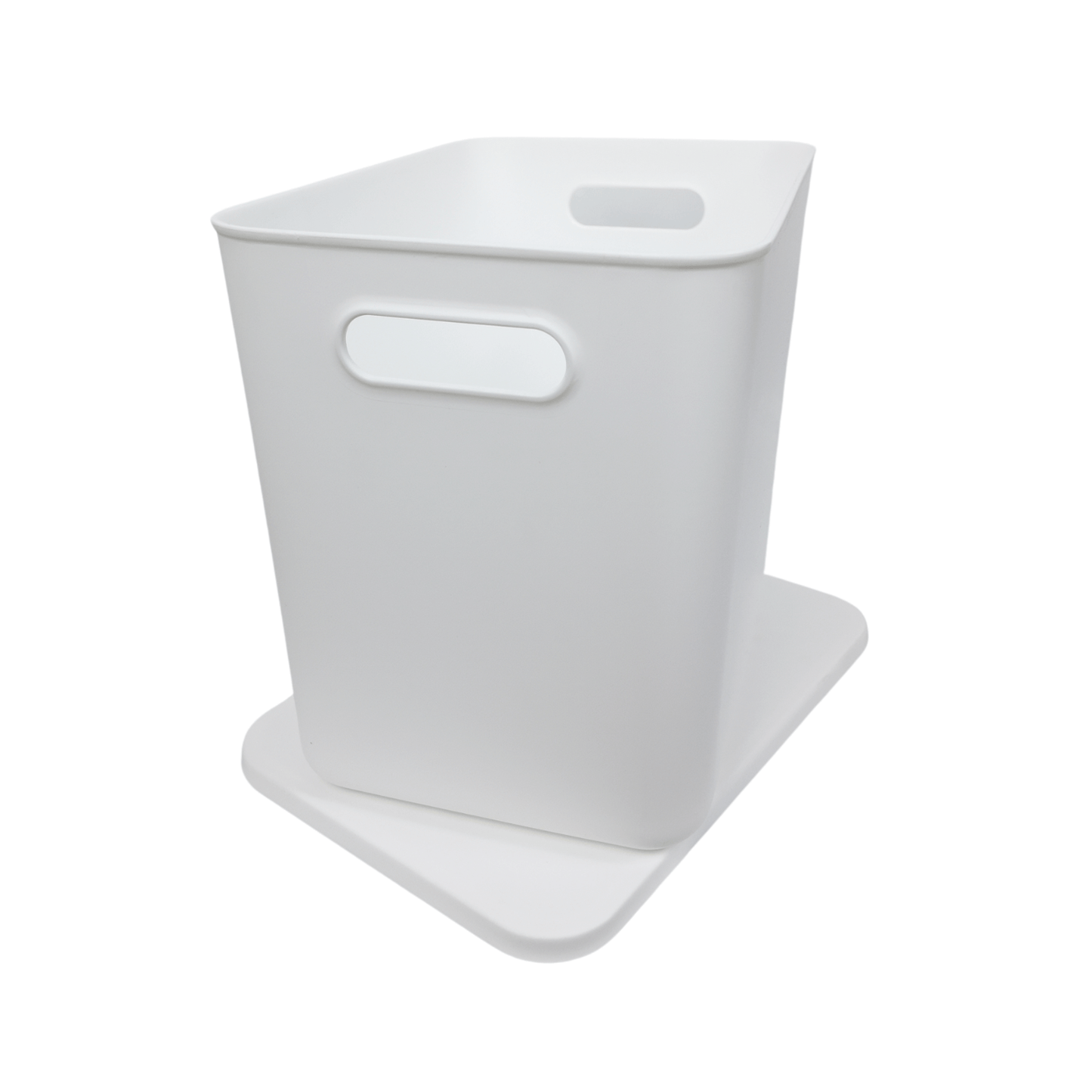 Large White Storage Tub with Lid-2