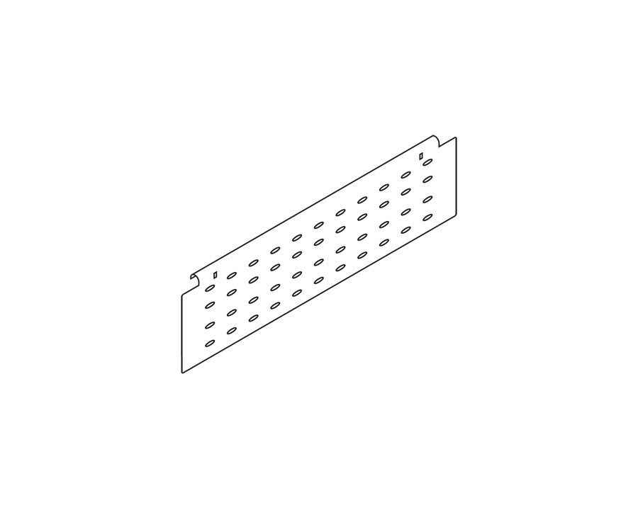 Blum METABOX BOXSIDE. D Height. Size: 128mm X 550mm *Code includes 1 piece* by W&B