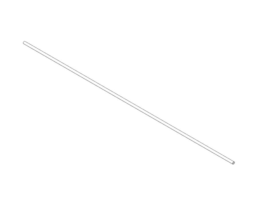 Blum METABOX Gallery Rail. Size: 1104mm In Cream ZRG.1104U by W&B