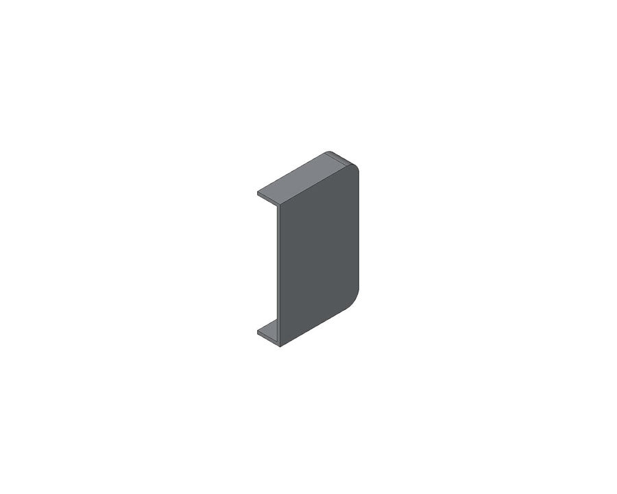 Blum METABOX Cover Cap, Rectangular Symmetrical In Cream by W&B