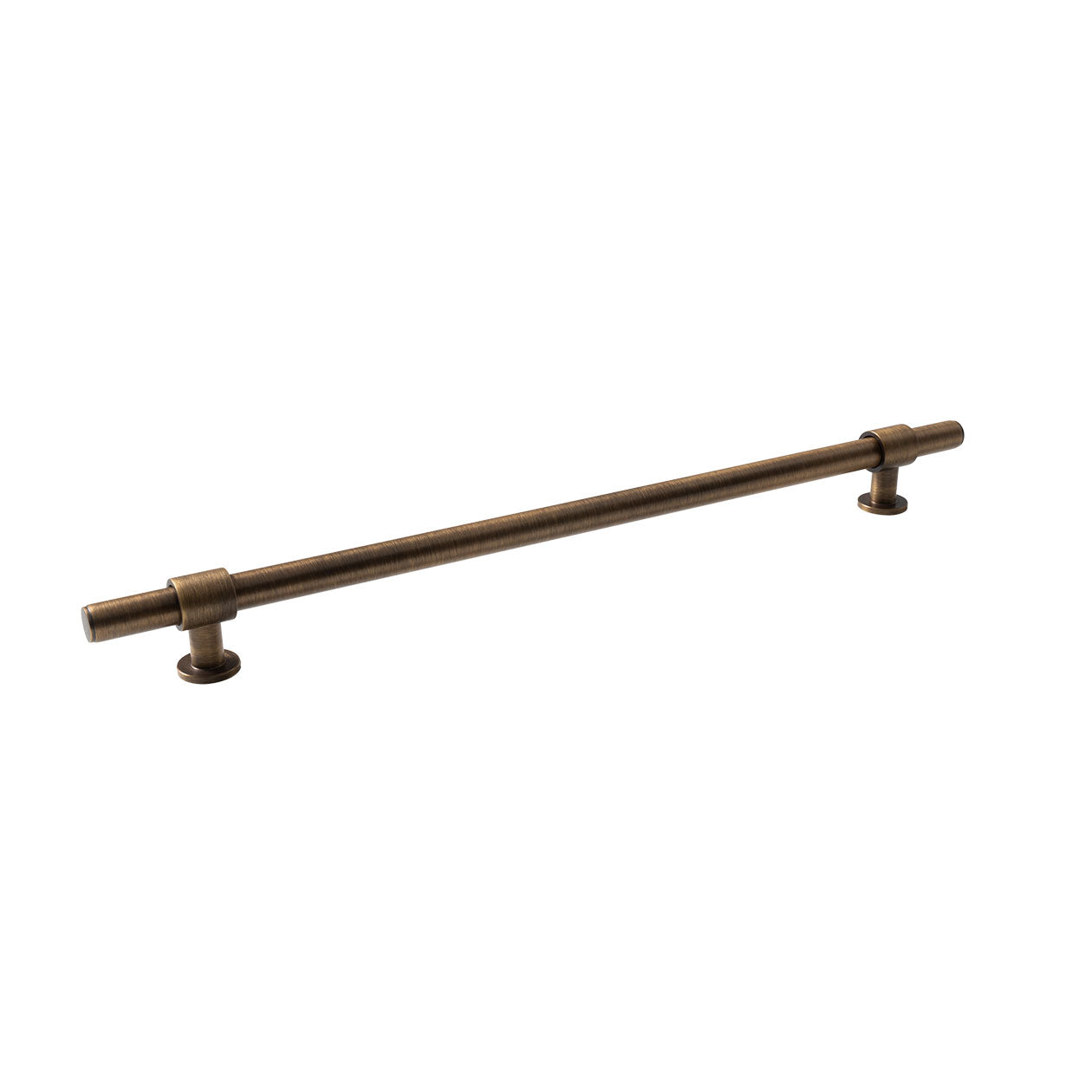 Momo Belgravia plain solid brass cabinet handle with smooth finish, modern minimalist kitchen drawer and cupboard pull