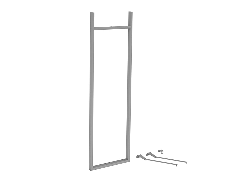 SIGE Materia Door Follow Pantry Frame and Bracket Set | Orion Grey | (Suits 400mm Pantry Unit)