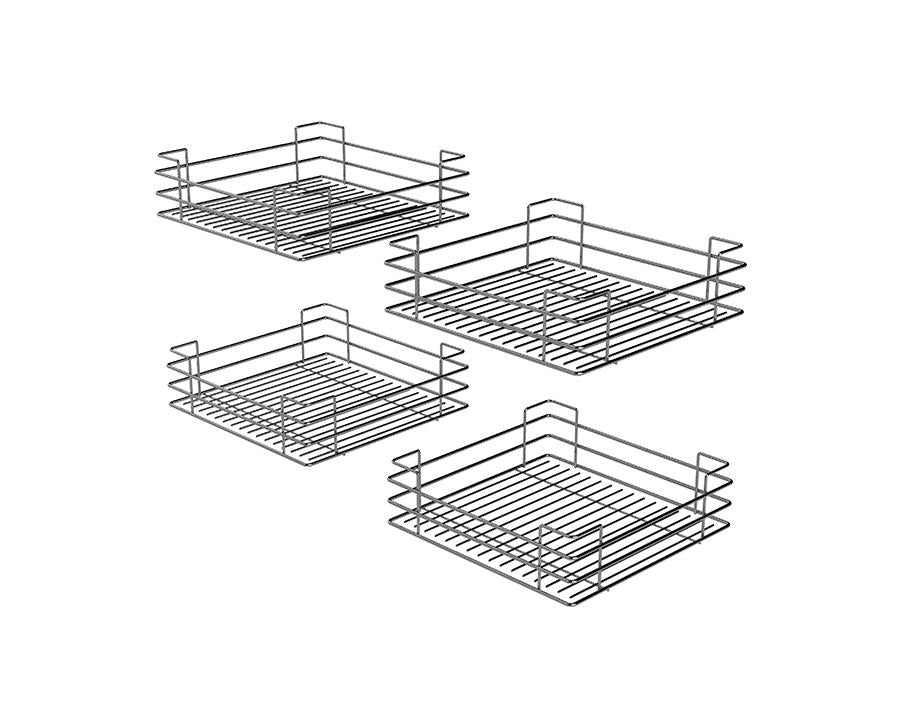 SIGE Valore Spazio | 4 Corner Pull Out System Basket Set | Includes 4 Baskets