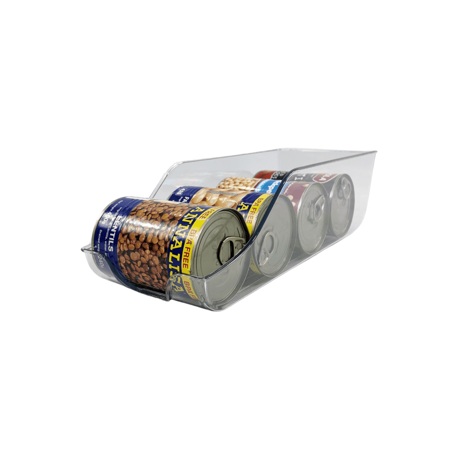 Small Clear Can Organiser – Effortless Kitchen Organisation-1