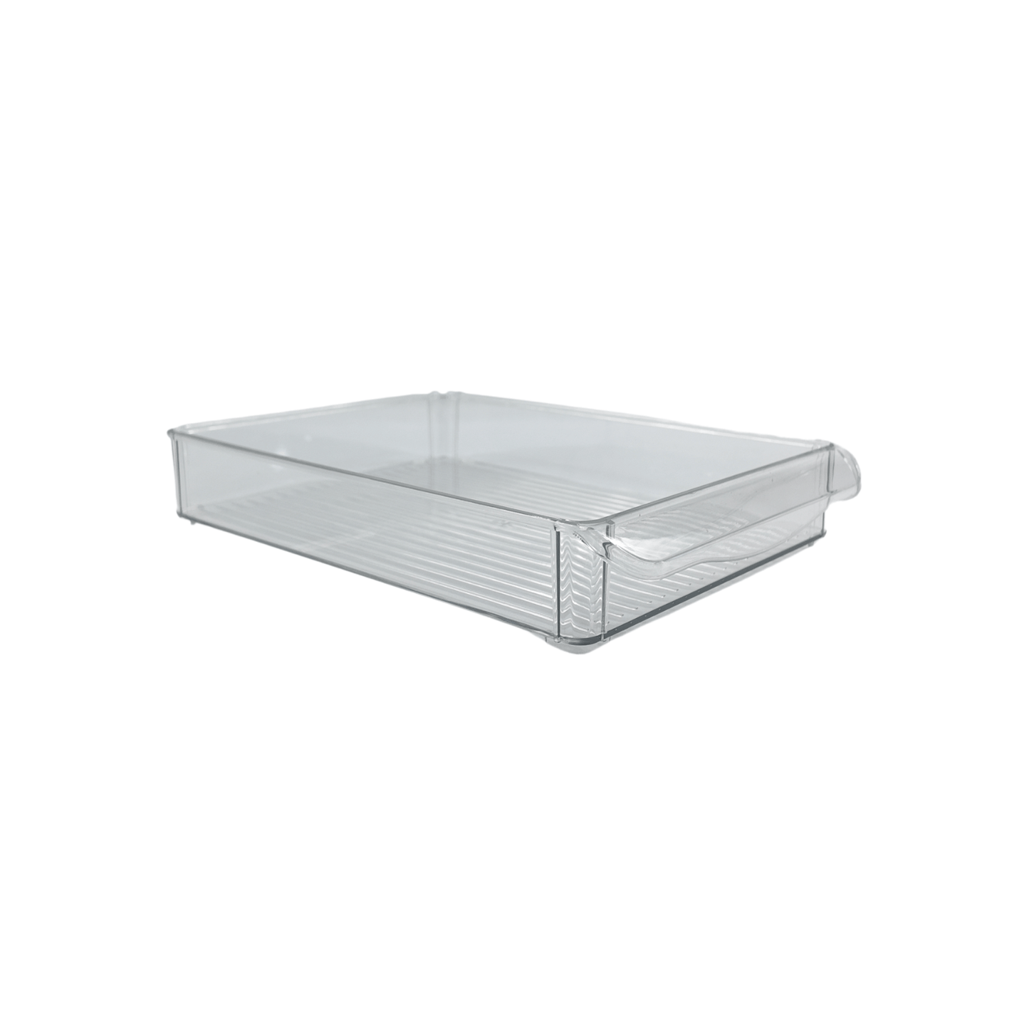 Clear Pantry Storage Tub with Lip – Large-0