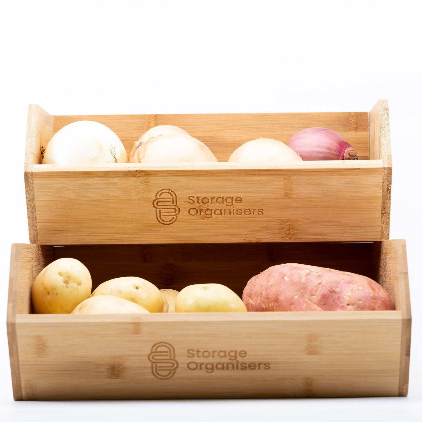 Stackable Bamboo Organiser Pantry Pack-2