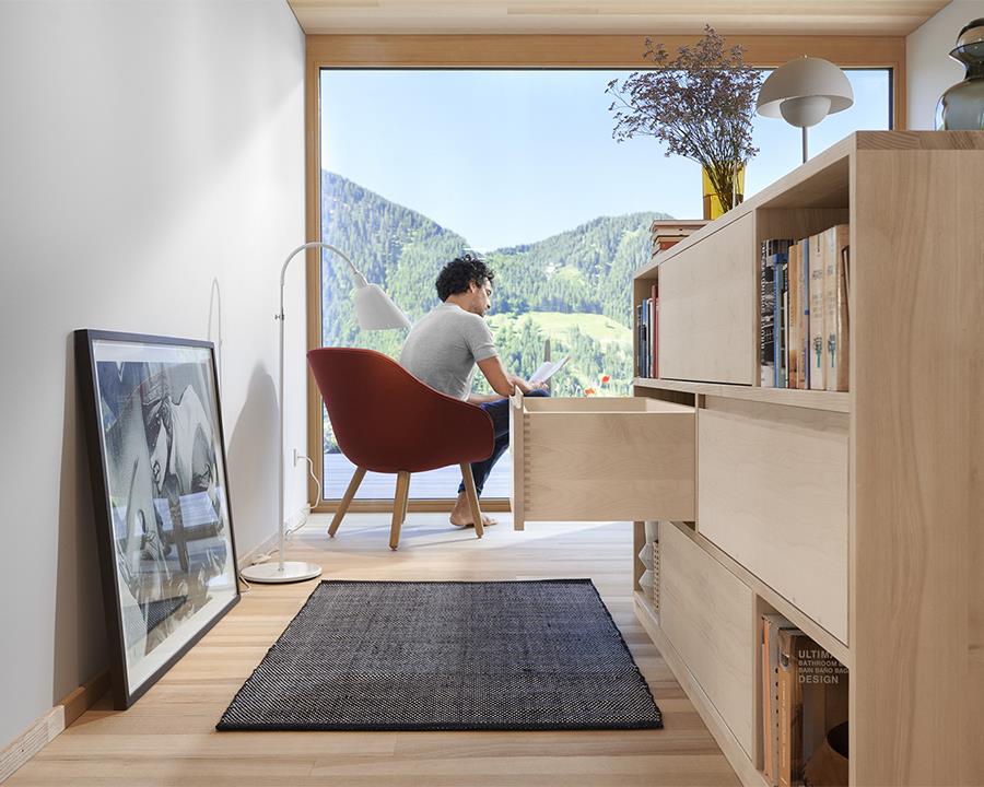 Blum TANDEM For Wood Full Extension Drawer Runners With Integrated BLUMOTION 30kg Size 450mm by W&B