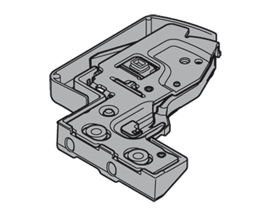 Blum MOVENTO Locking Device Right in Orange by W&B