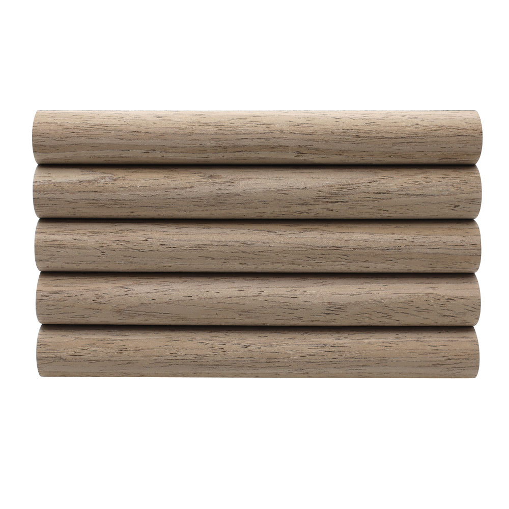 Acoustic Half Round Panel | Walnut Oak