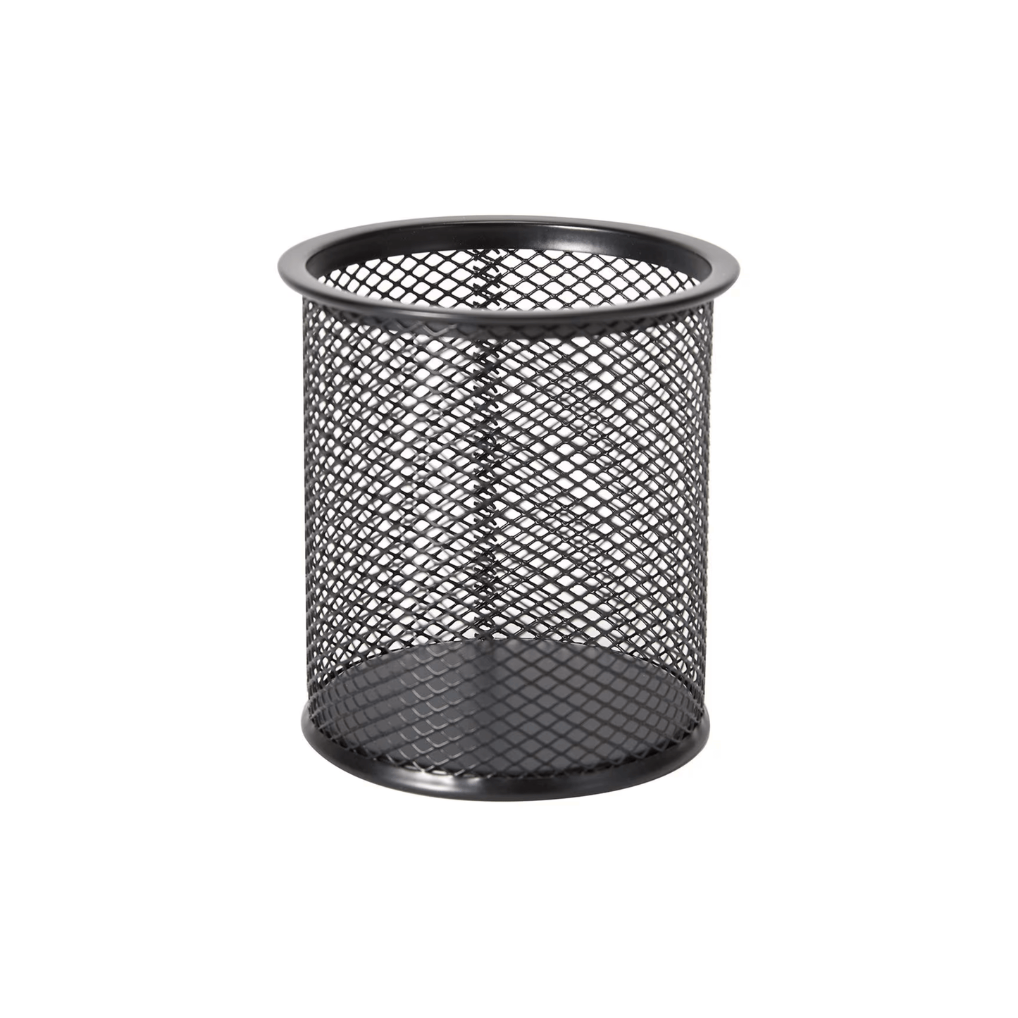 Black Mesh Pen Cup for Desk Organisation-2